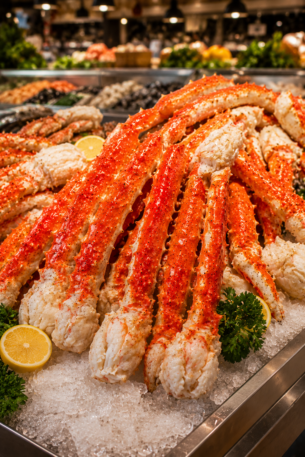 🦀 Limited Stock! Giant King Crab Legs, Full Tender Meat⏰